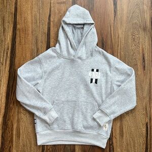 Boy's NBA Basketball Hoodie Gray Kids Size 8